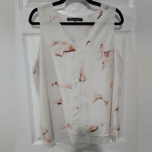 Rose & Olive Double Layered Sleeveless Blouse in Size XL